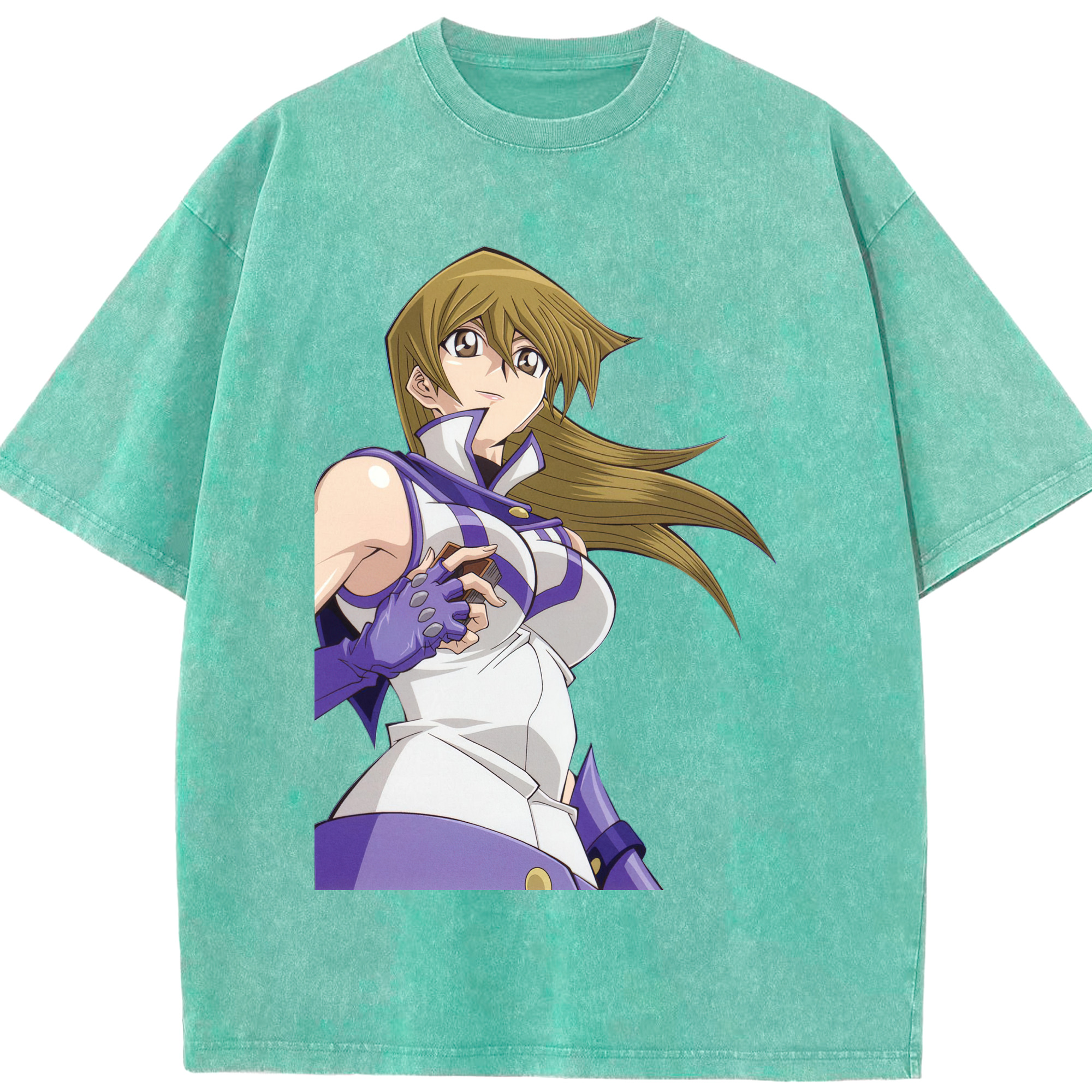 （画像用） 遊☆戯☆王 Yu-Gi-Oh! 綿100% ヴィンテージ風 半袖Tシャツ（フロントプリント）